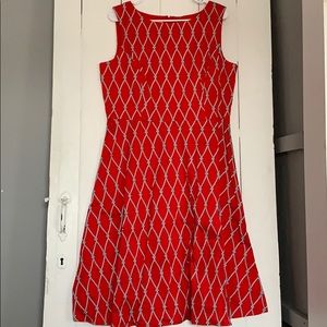 Talbots Nautical pattern dress